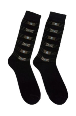 Black designer socks