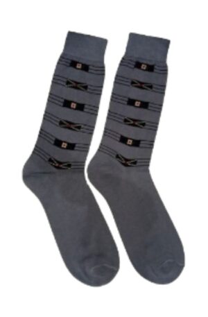 Grey designer socks