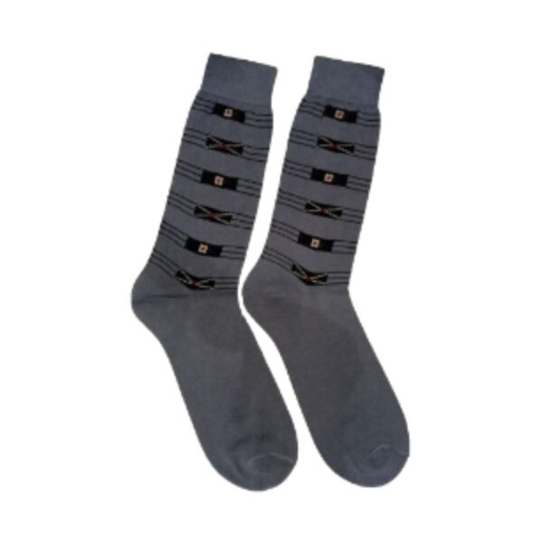 Grey designer socks