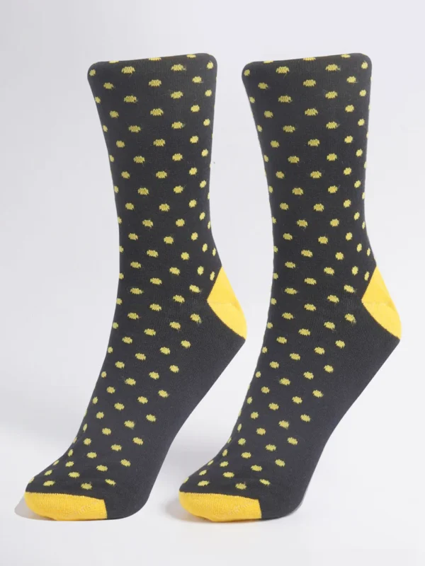 Black designer socks